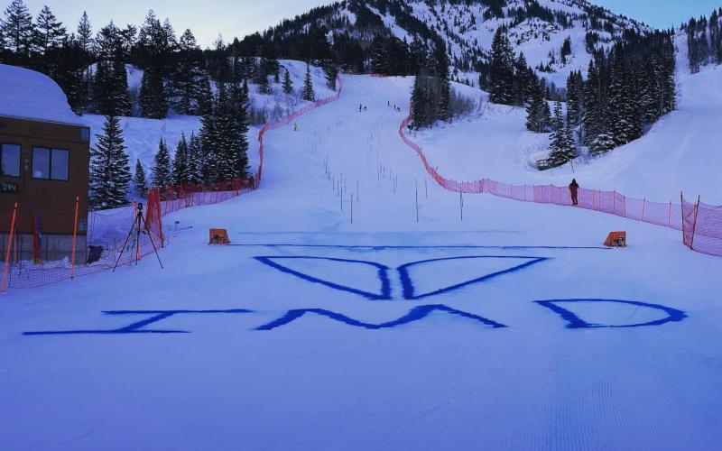 Racing at Snowbird on Bryce's Run