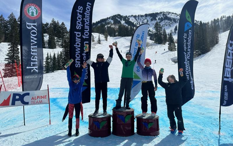 Podium at 2023 IMD Champs at Snowbird